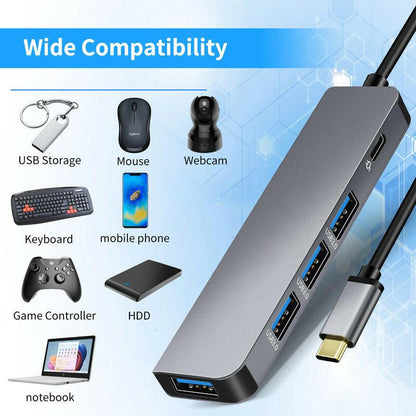 . Type-C Expansion USB Hub – USB 3.0, PD100W Power Delivery - GoTypical