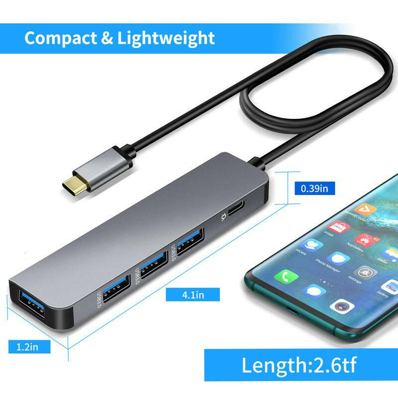 . Type-C Expansion USB Hub – USB 3.0, PD100W Power Delivery - GoTypical