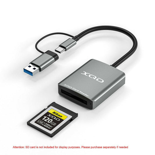 . Type-C USB 3.0 High-Speed XQD Card Reader – Aluminum Shell - GoTypical