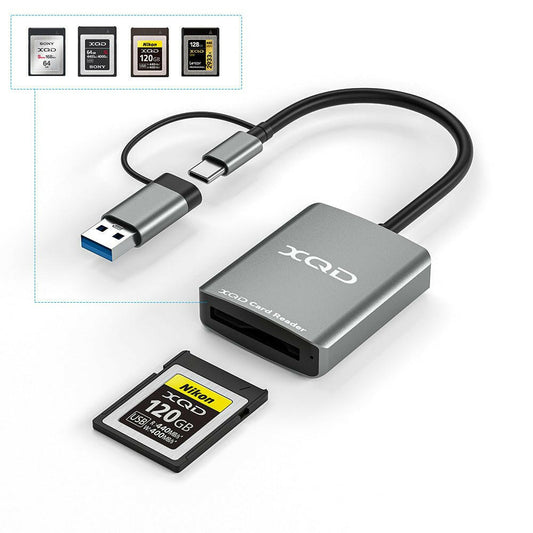 . Type-C USB 3.0 High-Speed XQD Card Reader – Aluminum Shell - GoTypical