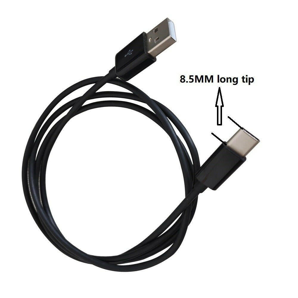 . Type-C USB Charging Cable 1 Meter – Extended Metal Head 8.5mm - GoTypical