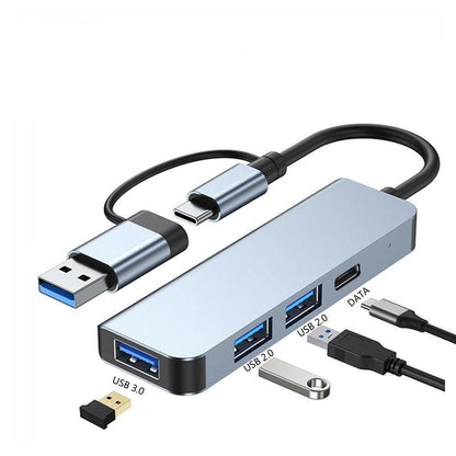 . Type-C 4-in-1 Docking Station – USB 3.0 Laptop Hub Splitter - GoTypical