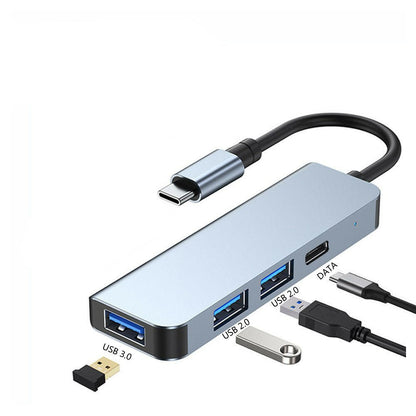 . Type-C 4-in-1 Docking Station – USB 3.0 Laptop Hub Splitter - GoTypical