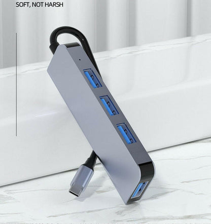 . Type-C 4-in-1 Docking Station – USB 3.0 Laptop Hub Splitter - GoTypical