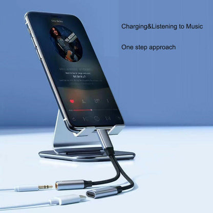 . Type-C 2-in-1 Headphone Adapter – Wired Audio & Charging Converter - GoTypical