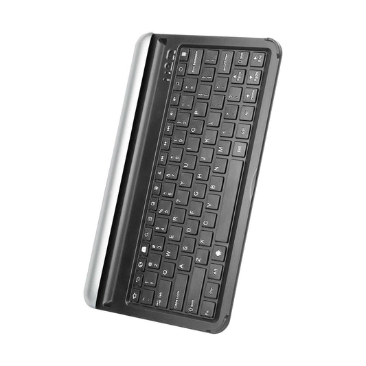 Wireless Keyboard – Ultra-Portable Silver with Built-In Stand Bluetooth - GoTypical