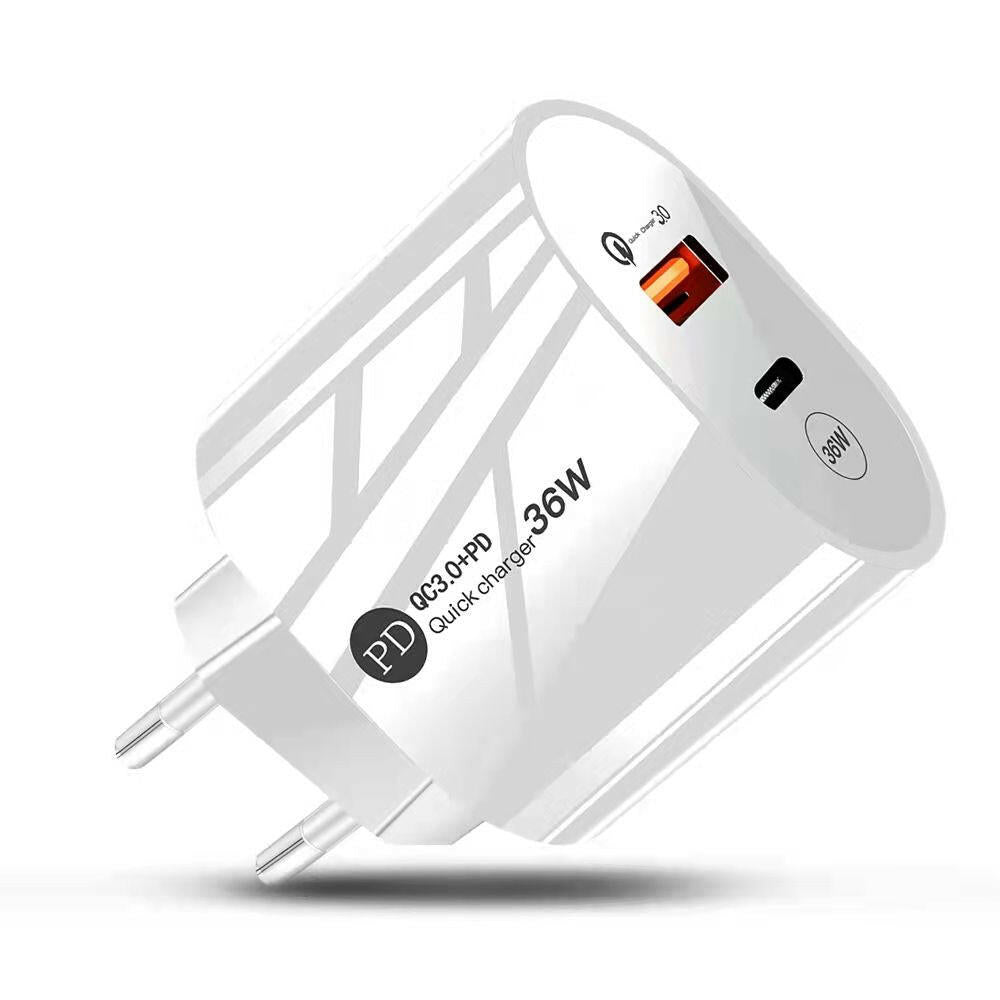 . 36W Universal Quick Charge Adapter – USB-A & USB-C Ports - GoTypical