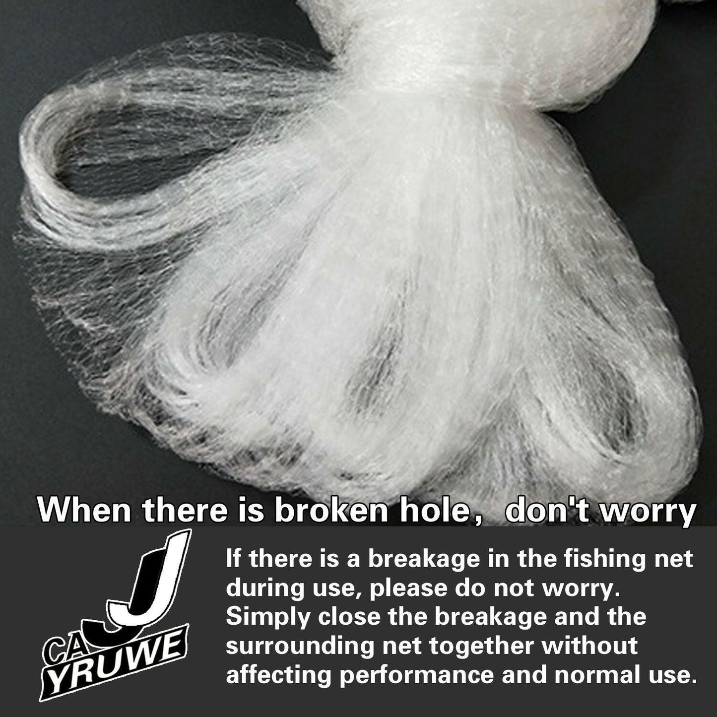 US Folding Fish Sticky Net – 25x1.5m Nylon Three-Layer Mesh Trap - GoTypical