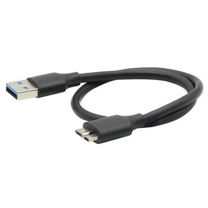 . USB 3.0 to Micro-B Hard Drive Data Cable – Black, Gold-Plated - GoTypical