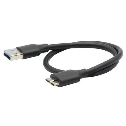 . USB 3.0 to Micro-B Hard Drive Data Cable – Black, Gold-Plated - GoTypical