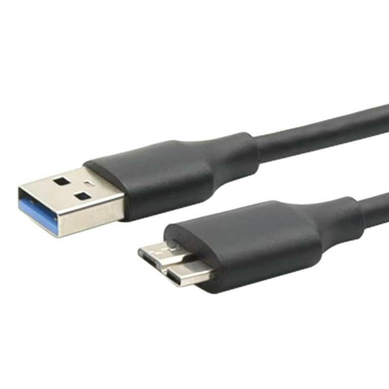 . USB 3.0 to Micro-B Hard Drive Data Cable – Black, Gold-Plated - GoTypical