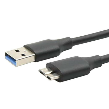 . USB 3.0 to Micro-B Hard Drive Data Cable – Black, Gold-Plated - GoTypical
