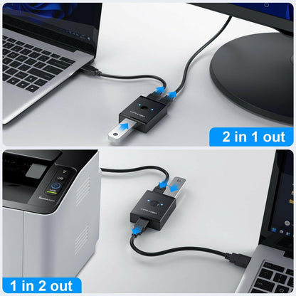 . USB 3.0 Hub – Printer Sharer with 1.5m Cable for Windows XP - GoTypical