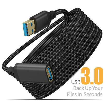 . USB 3.0 Extension Cable – Male to Female, Gold-Plated Connectors - GoTypical