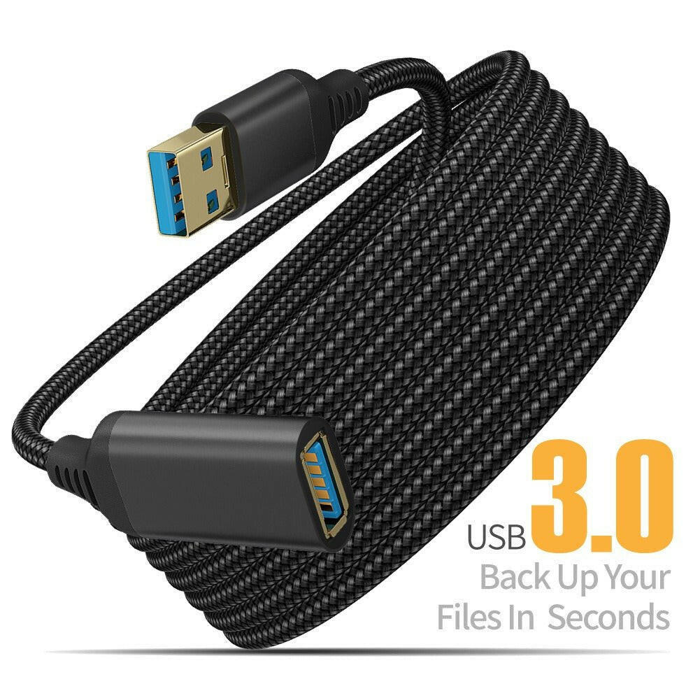 . USB 3.0 Extension Cable – Male to Female, Gold-Plated Connectors - GoTypical