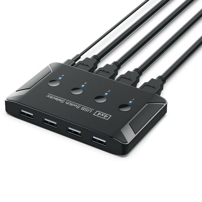 . USB 3.0 Multi Interface Hub – 4 In 4 Out Printer Sharer Switch - GoTypical