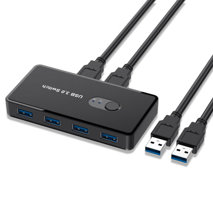 . USB 3.0 4-Port Switch Adapter – Peripheral Hub with 1.5m Cable - GoTypical