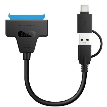 . USB 3.0 USB-C to SATA Hard Disk Adapter Cable 50CM - GoTypical