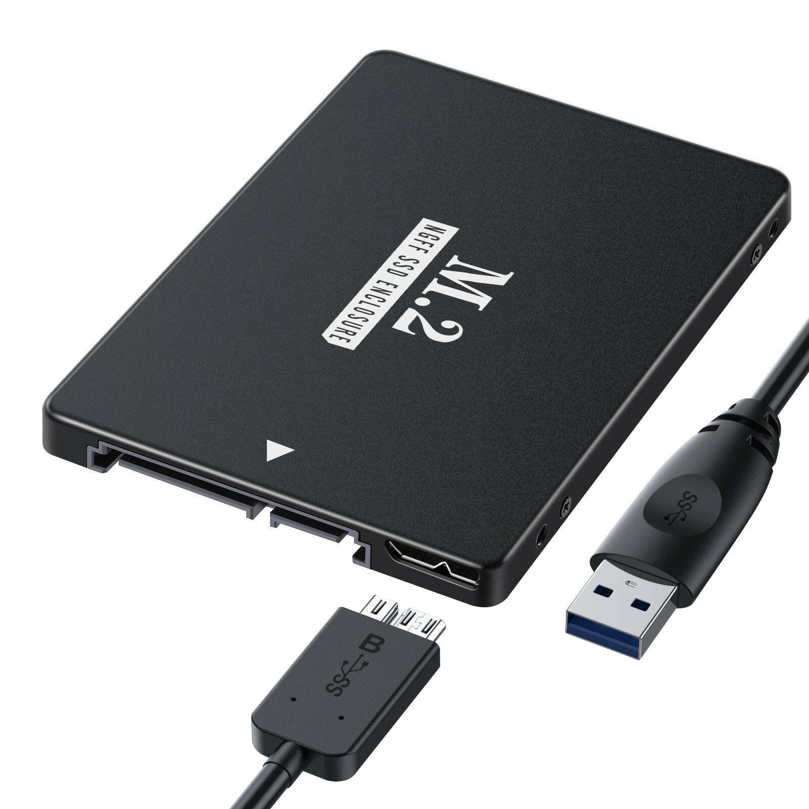 . USB 3.0 SSD Enclosure – 2.5-Inch Aluminum M.2 NGFF Case - GoTypical