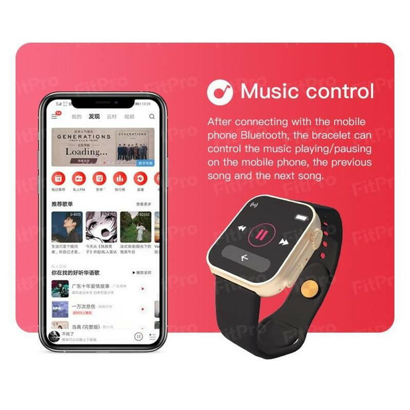 Fitness Tracker – USB Charging Bluetooth 4.0 Heart Rate Monitor LED Digital Watch - GoTypical