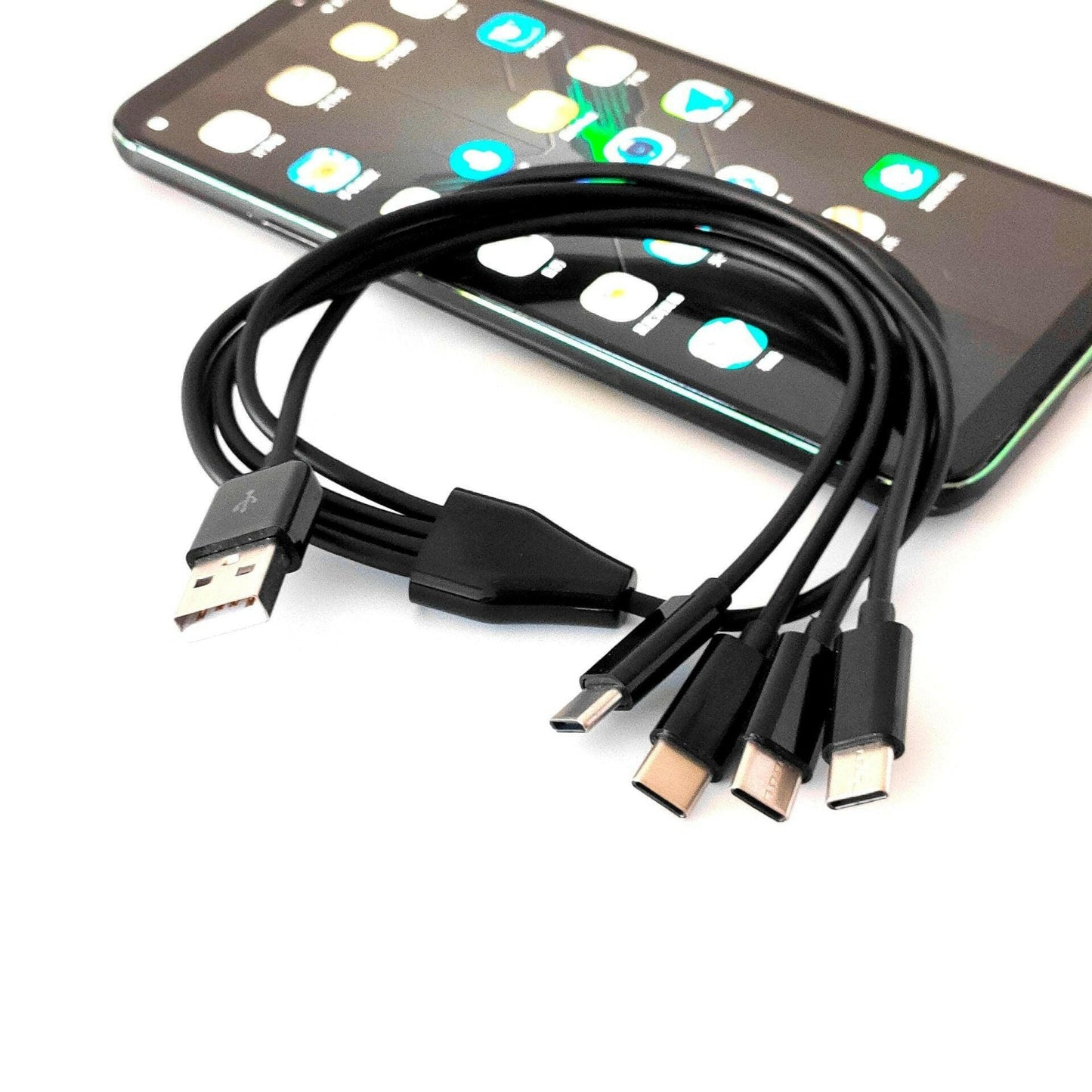 . USB to 4-Port Type C Charging Cable – 50cm Pure Copper - GoTypical