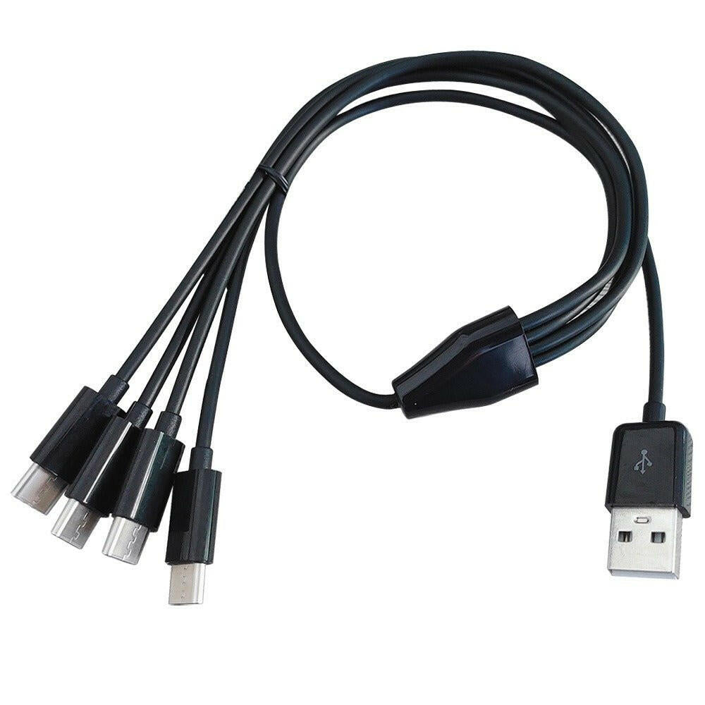 . USB to 4-Port Type C Charging Cable – 50cm Pure Copper - GoTypical