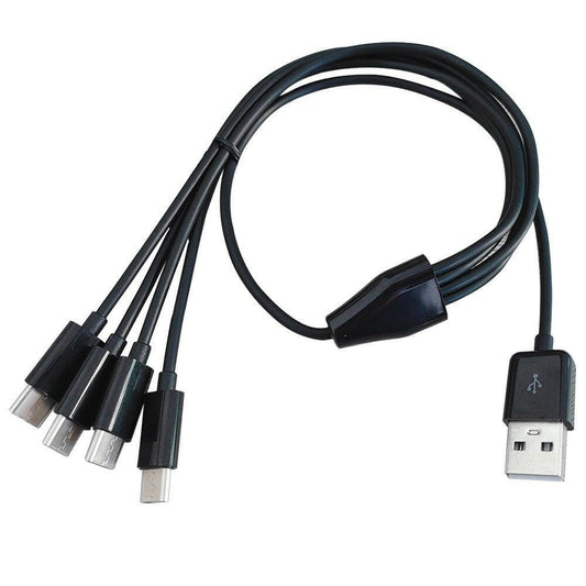 . USB to 4-Port Type C Charging Cable – 50cm Pure Copper - GoTypical