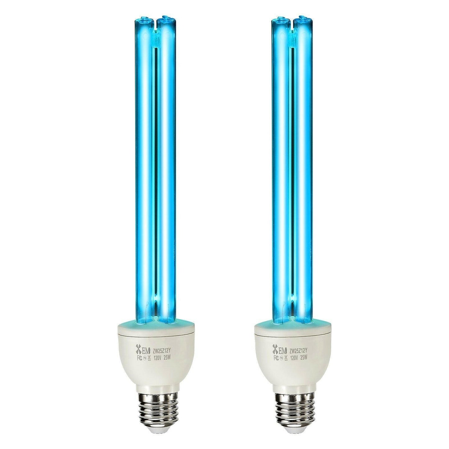 . UV-C Light Bulb 2 Pack – 25W Quartz Tube with Ozone - GoTypical