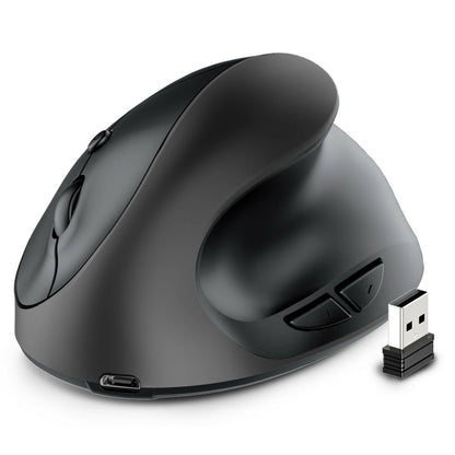 . Vertical Ergonomic Wireless Mouse – Rechargeable Silent Grip - GoTypical