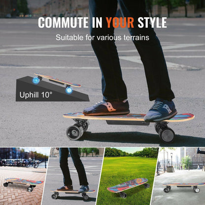 VEVOR Electric Longboard Skateboard – 5 Mile Range, Lightweight Portable - GoTypical