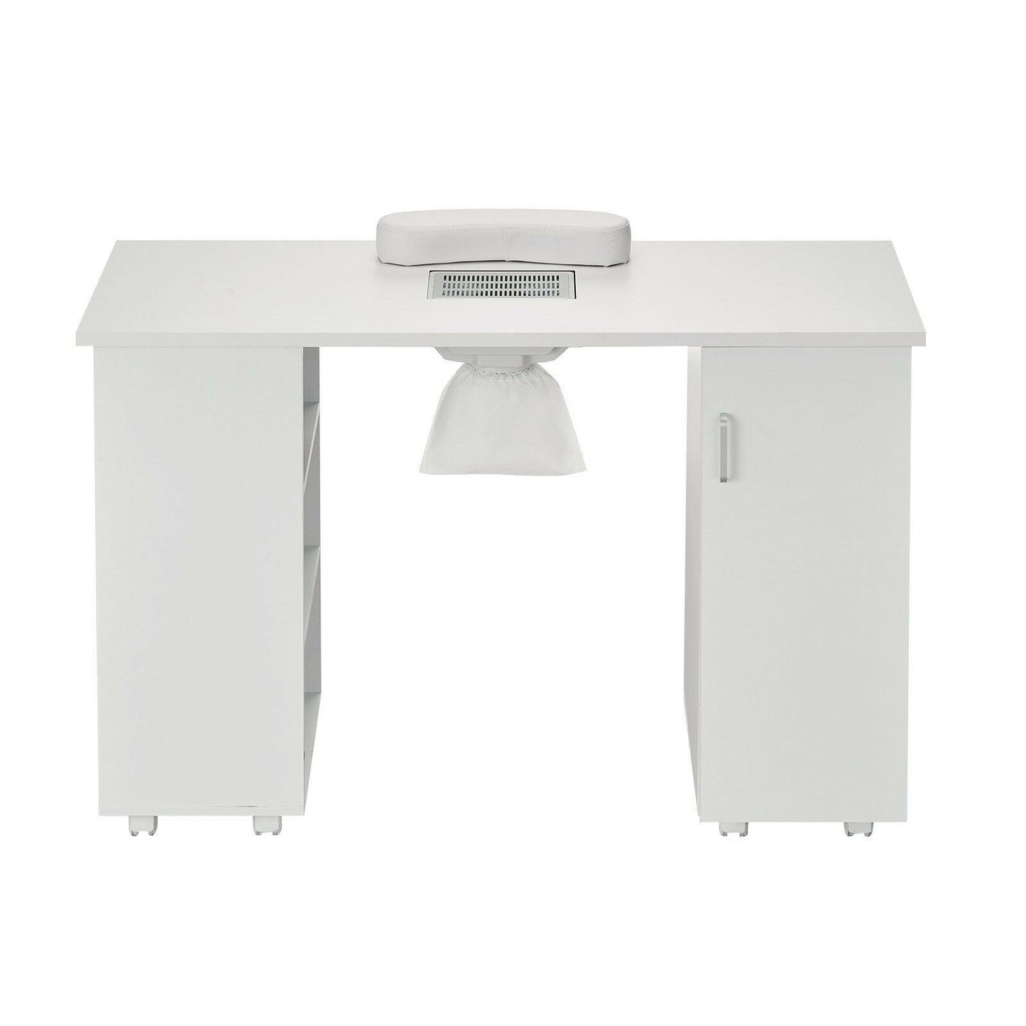 VEVOR Manicure Table with Electric Dust Collector – MDF Nail Tech Desk - GoTypical
