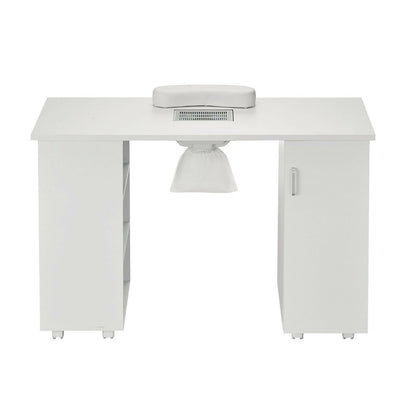 VEVOR Manicure Table with Electric Dust Collector – MDF Nail Tech Desk - GoTypical
