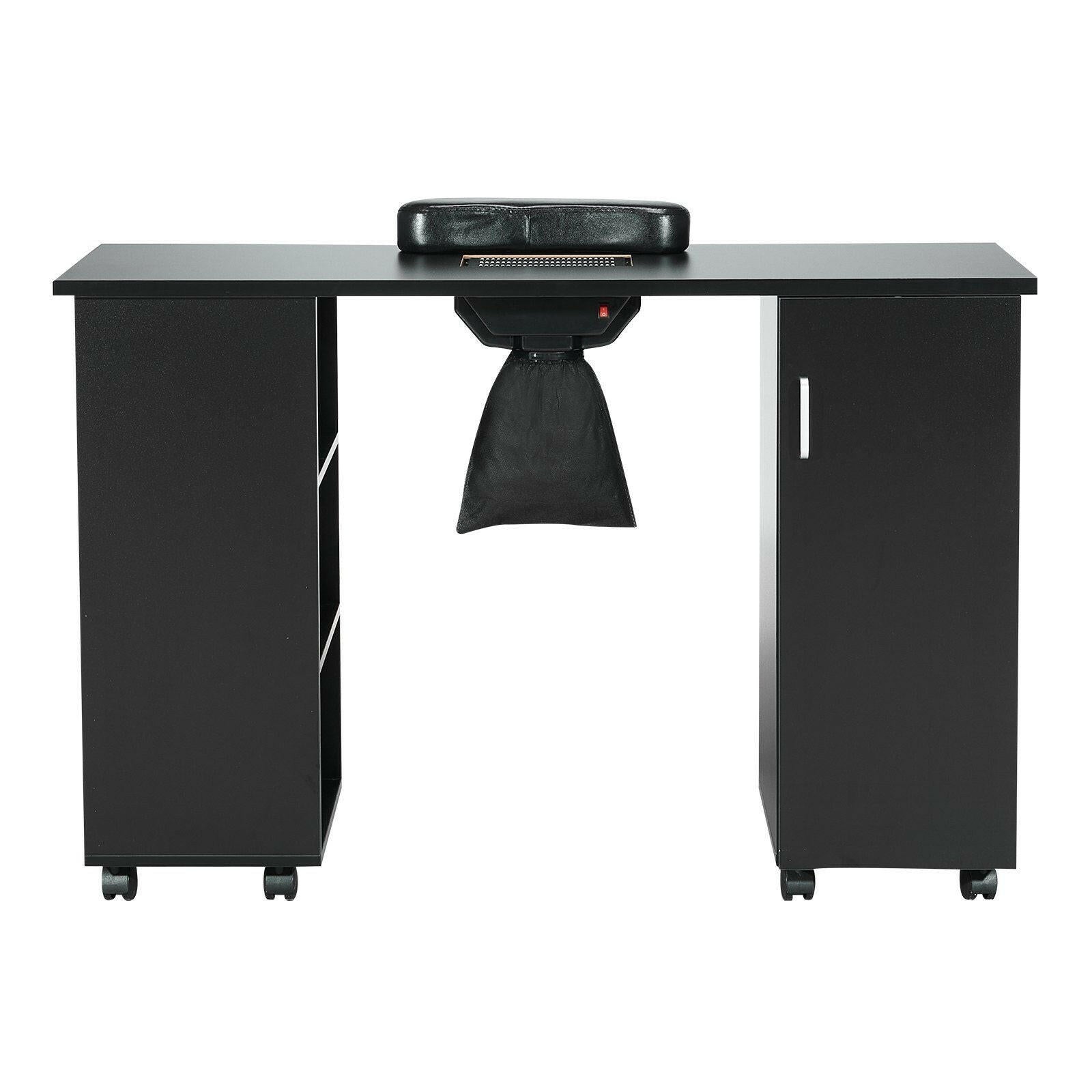. Manicure Table – MDF Nail Tech Desk with Electric Dust Collector - GoTypical
