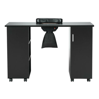 . Manicure Table – MDF Nail Tech Desk with Electric Dust Collector - GoTypical
