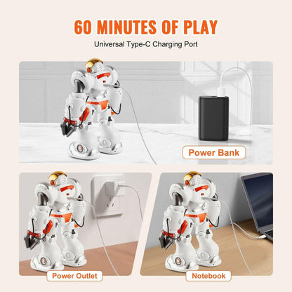 RC Robot Toy – Programmable Battle Robot with Dart Launcher for Kids - GoTypical