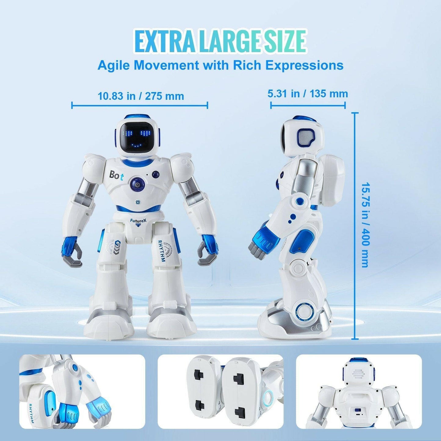 VEVOR RC Robot Toy – Programmable Large Kids Robot with APP Control - GoTypical