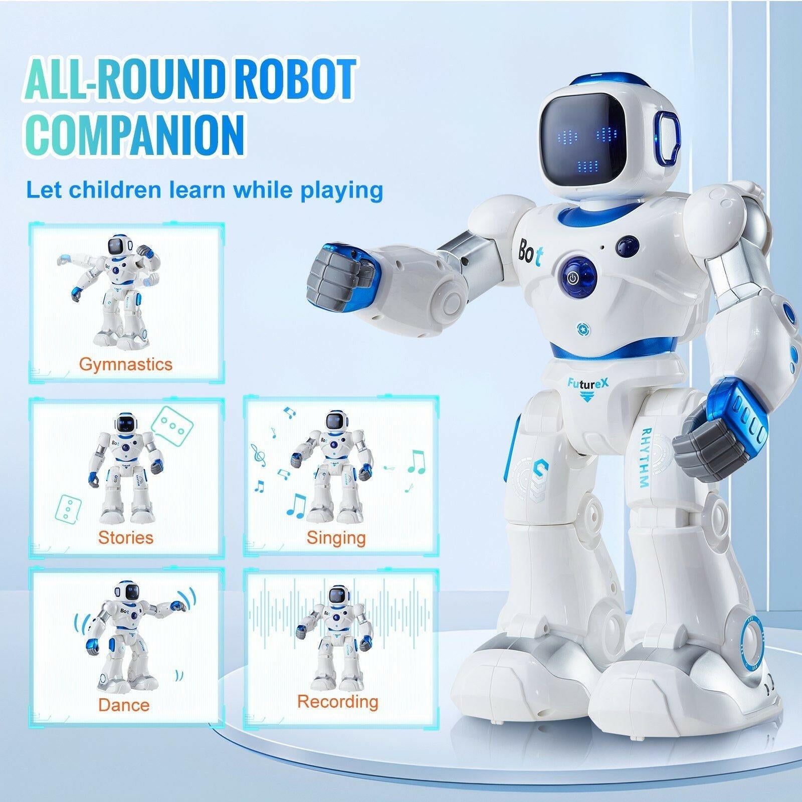 VEVOR RC Robot Toy – Programmable Large Kids Robot with APP Control - GoTypical