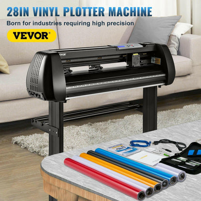 VEVOR Vinyl Cutter Machine – 28in Bluetooth Plotter with Steel Roller Shaft - GoTypical