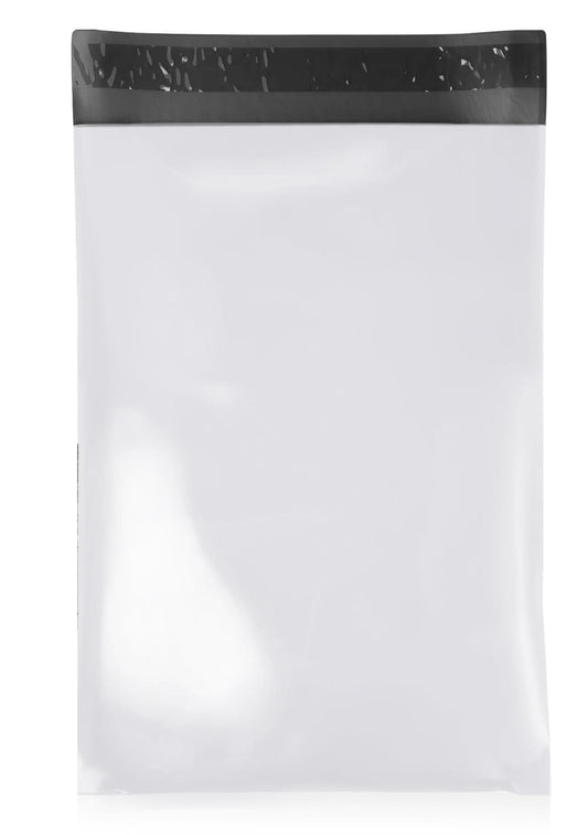 White Poly Mailers 7.5 x 10.5 Inches. 2000 Pack Poly Shipping Bags for Clothing with Self - Seal Tape. Stretchy Waterproof Mailers Poly Bags for Shipping. Shipping Envelopes for Clothing - GoTypical