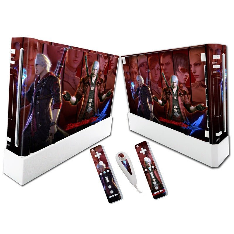 WII game console full body sticker controller film protective film fashionable sticker Skin Sticker - GoTypical