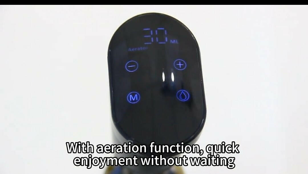 . Wine Dispenser – Touch Pad Electric Aerator with Auto Cleaning - GoTypical