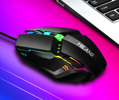 Wired USB Illuminated Gaming Mouse – . Desktop Laptop - GoTypical