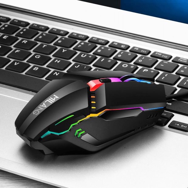Wired USB Illuminated Gaming Mouse – . Desktop Laptop - GoTypical