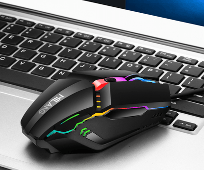 Wired USB Illuminated Gaming Mouse – . Desktop Laptop - GoTypical