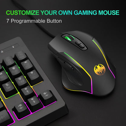 Wireless charging illuminated gaming mouse with anti sleep function automatic cursor movement to prevent computer screen lock - GoTypical