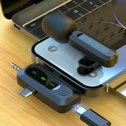 . Wireless Lavalier Microphone J3 – Bluetooth 5.1 Noise Reduction - GoTypical