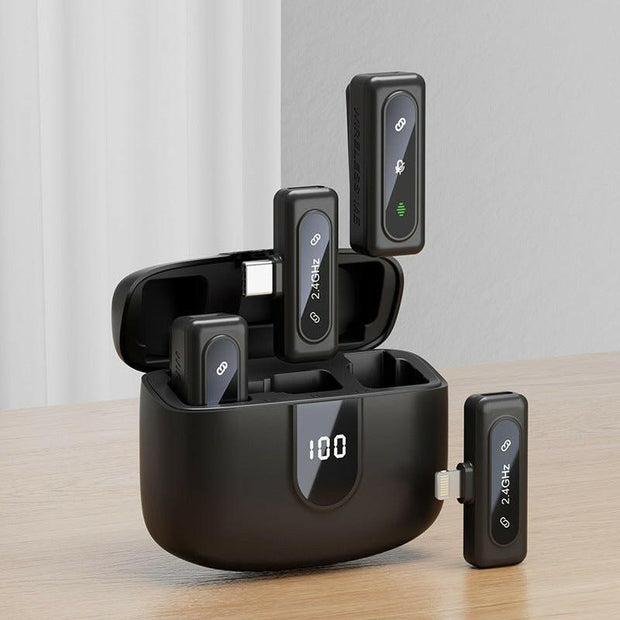 Wireless Lavalier Microphone J50 – . Digital Display Noise Reduction - GoTypical