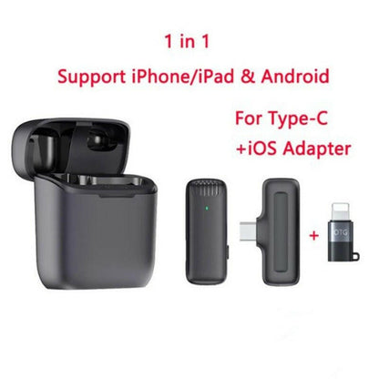 Wireless Lavalier Microphone K1K9J13 – One-to-Two System Live Broadcasting - GoTypical