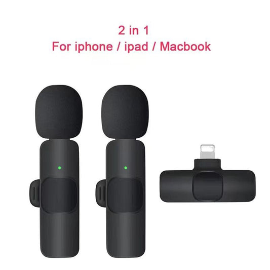 Wireless Lavalier Microphone K1K9J13 One to Two Live Broadcasting Wireless Lavalier Microphone - GoTypical