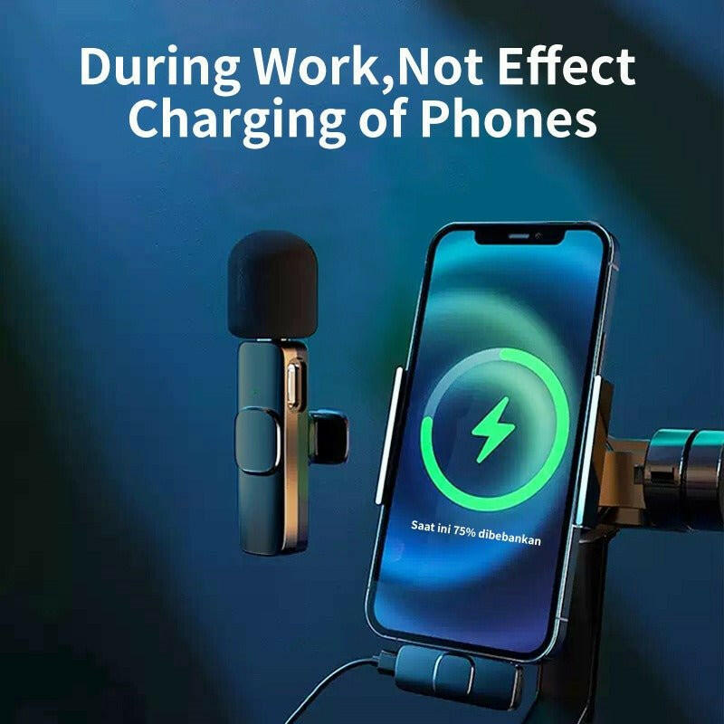 Wireless Lavalier Microphone K1K9J13 – One-to-Two System Live Broadcasting - GoTypical